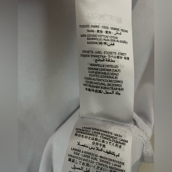 GUCCI Men’s Classic Style White Cotton Polo Shirt Embroidered Bee/Logo; Size XXL - Picture 12 of 12